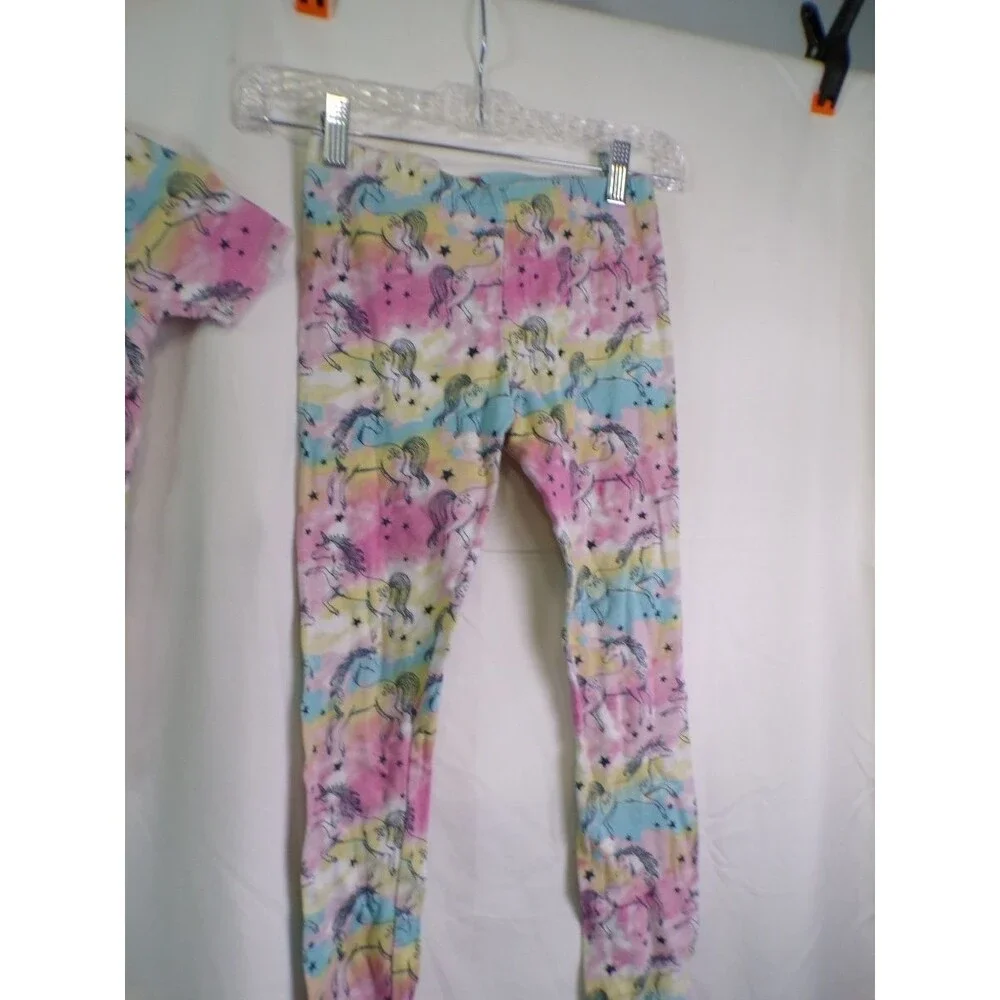 Member's Mark Girls 8 Unicorn 2-Piece Pajama Set 100% Cotton Multicolor